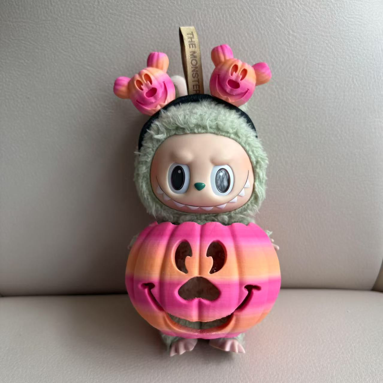 Labubu 3D Halloween Costume Pumpkin Outfit Clothes Set(NO DOLL) Accessories Suit Cute Clothes for Labubu Dress up Unique Style