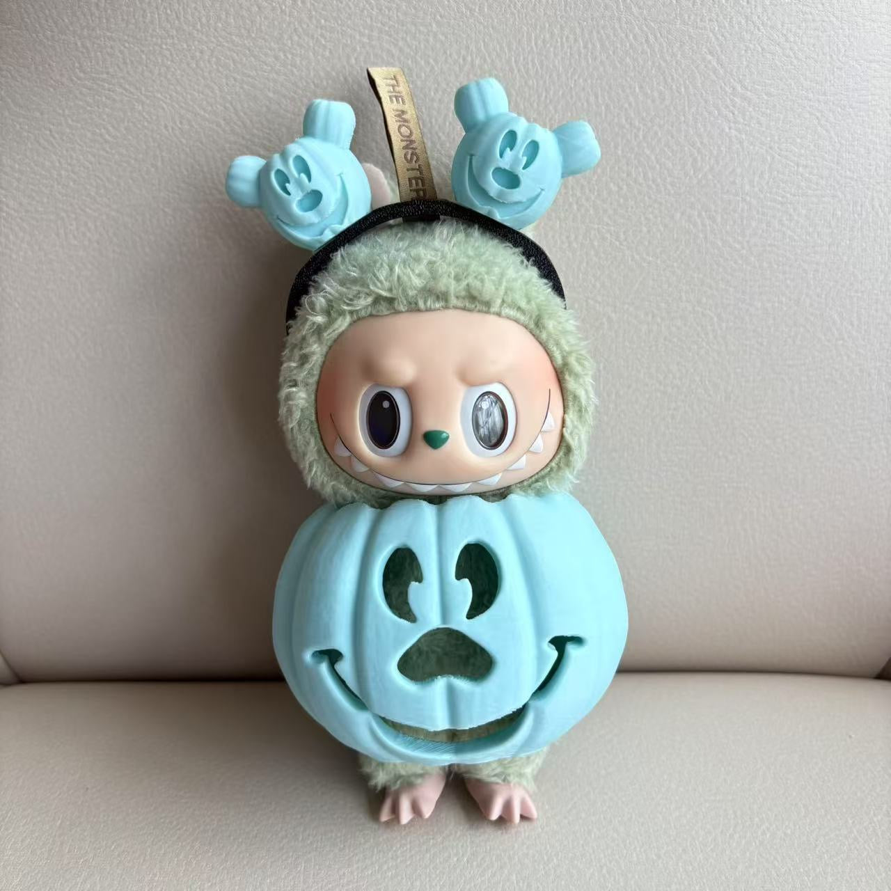 Labubu 3D Halloween Costume Pumpkin Outfit Clothes Set(NO DOLL) Accessories Suit Cute Clothes for Labubu Dress up Unique Style