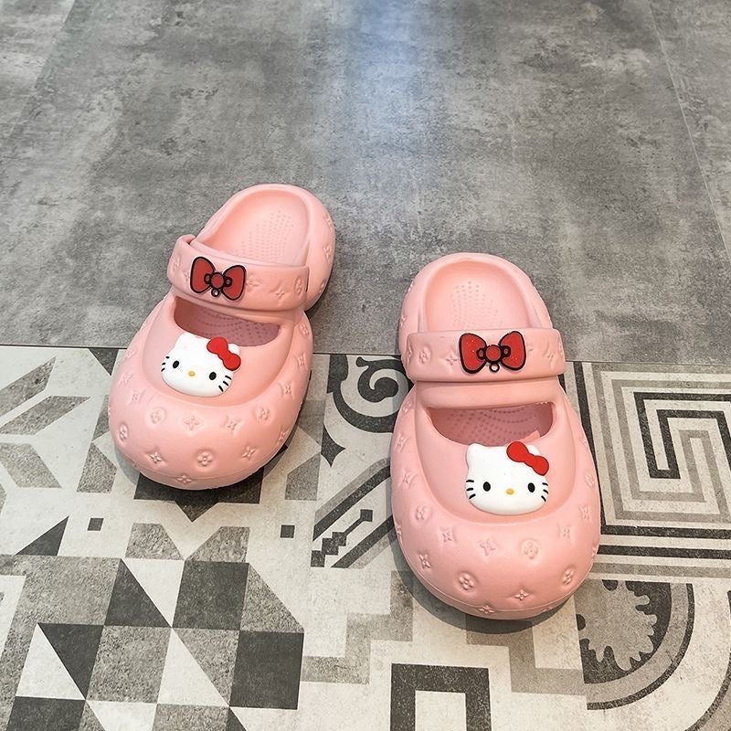 Hello Kitty Clogs Slip on Water Shoes Casual Summer for Girls
