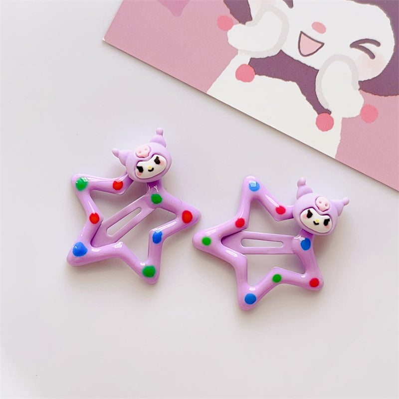 Sanrio Hair clips｜12 Count (Pack of 1)